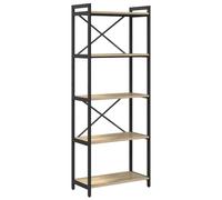 vidaXL Estante de libros 60 x 30 x 155 cm Madera de ingeniería