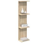 vidaXL Estante de Pared 2 uds. Roble Sonoma 22 x 15 x 100 cm