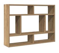 vidaXL Estante de Pared Artisan Roble 75x16x55 cm Madera de ingeniería