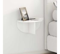 vidaXL Estante de pared brillante 38 x 19 x 19 cm Madera de ingeniería