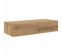 vidaXL Estante de pared con cajones madera contrachapada roble artesanal
