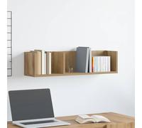vidaXL Estante de pared CD madera ingeniería roble artisan 75x18x18 cm