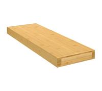 vidaXL Estante de pared de bambú 60x20x4 cm – Estilo rústico