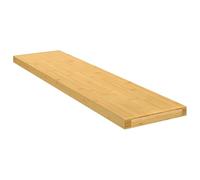 vidaXL Estantería Flotante Bambú 80x20x2,5 cm – Rústico, para baño/comedor/oficina