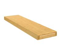 vidaXL Estante de pared de bambú 80x20x4 cm