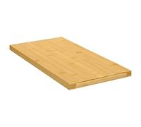vidaXL Estante de pared flotante – Estilo rústico, bambú 40x20x1,5 cm