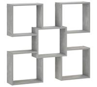 vidaXL Estante de Pared Gris Hormigón 99,5 x 17 x 91 cm