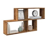 vidaXL Estante de pared madera de ingeniería envejecida 100x18x53 cm en color Madera antigua/Roble artisan | práctico organizador multiusos diseño compacto funcional