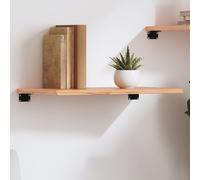 vidaXL Estante de pared madera de roble tratada marrón claro 60x30x2cm