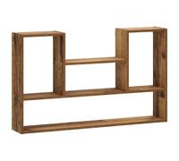 vidaXL Estante de Pared Madera Envejecida 100 x 17 x 60 cm