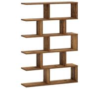 vidaXL Estante de Pared Madera Envejecida 70 x 17 x 101 cm