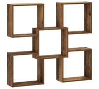 vidaXL Estante de Pared Madera Envejecida 99,5 x 17 x 91 cm