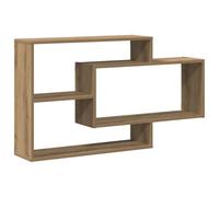 vidaXL Estante de pared Madera de ingeniería Roble artisian 104x20x58,5 cm – Estante flotante