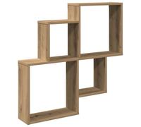 vidaXL Estantería de pared Roble artisian madera de ingeniería 80x15x78,5 cm flotante
