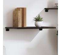 vidaXL Estante de pared madera roble tratada marrón oscuro 60x30x2 cm