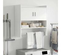 vidaXL Estante de pared Montada en la pared Blanco 80 x 36 x 80 cm