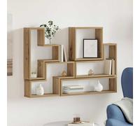 vidaXL Estante de pared Montada en la pared Roble artisan