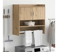 vidaXL Estante de pared Montada en la pared Roble artisan