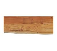 vidaXL Estante pared rectangular madera acacia borde vivo 80x30x3,8 cm