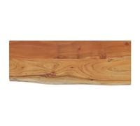 vidaXL Estante de Pared Rectangular, Balda Repisa para Libros CD, Anaquel Flotante, Estantería Expositora Colgante, Madera de Acacia Borde Vivo