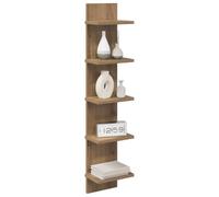 vidaXL Estante de Pared Roble Artisan 22 x 15 x 100 cm, Estanterías Modernas para Sala, montadas en la Pared, con Madera, Elegante exhibición, minimalismo en casa