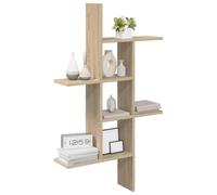 vidaXL Estante de pared Roble Sonoma 61 x 15 x 102 cm