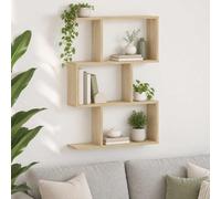 vidaXL Estante de pared Roble Sonoma 72 x 17 x 105 cm