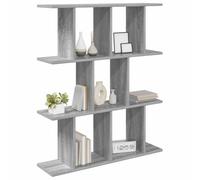 vidaXL Estante de Pared Sonoma Gris 102 x 20 x 96 cm