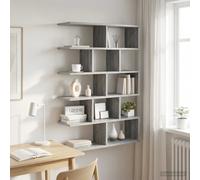 vidaXL Estante de pared Sonoma gris 70 x 20 x 100 cm