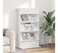 vidaXL Estante de revistas 70 x 41 x 126 cm Madera de ingeniería