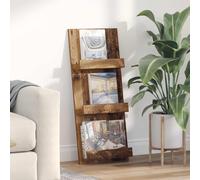 vidaXL Estante de revistas con estante Madera vieja 43 x 11 x 102 cm