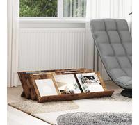 vidaXL Estante de revistas con estante Madera vieja 90 x 53 x 28,5 cm