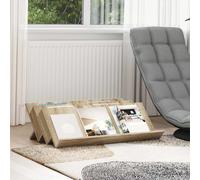 vidaXL Estante de revistas con estante Roble Sonoma 90 x 53 x 28,5 cm