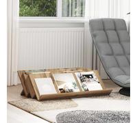 vidaXL Estante de revistas Roble artesanal 90 x 53 x 28,5 cm
