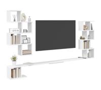 vidaXL Estante de TV Montado en la Pared Blanco 160 x 15 x 94 cm