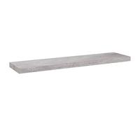 vidaXL Estante Flotante de Pared Gris hormigón MDF 90x23,5x3,8 cm