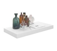 vidaXL Estante flotante de pared MDF 50x23x3,8 cm Blanco brillante, negro brillante, gris brillante Mueble Almacenaje Estantería para Oficina, Estudio, Dormitorio Estantería/Librería/ mueble de Almace