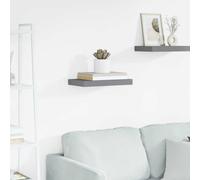 vidaXL Estante flotante de pared MDF gris 40x23,5x3,8 cm