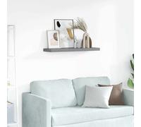 vidaXL Estante flotante de pared MDF gris 80x23,5x3,8 cm