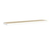 vidaXL Estante Flotante de Pared MDF Roble y Blanco 120x23,5x3,8 cm