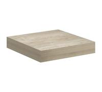vidaXL Estante flotante de pared MDF color roble 23x23,5x3,8 cm