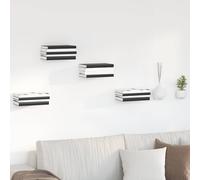 vidaXL Estante Flotante Invisible 24 uds. 6 x 11 x 6,5 cm