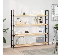 vidaXL Estante flotante madera maciza de acacia sin tratar 120x20x4 cm