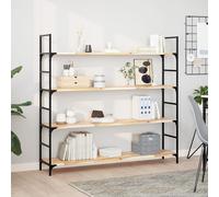 vidaXL Estante flotante madera maciza de acacia sin tratar 120x30x2 cm