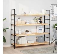 vidaXL Estante flotante madera maciza de acacia sin tratar 160x40x4 cm
