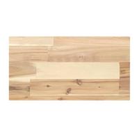 vidaXL Estante Flotante Madera maciza de acacia sin tratar 60x20x4 cm