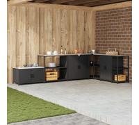 vidaXL Estantería de cocina HATTEM, color , 90 x 50 x 92 cm, acero