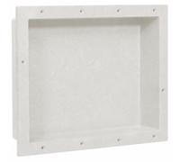 vidaXL Estante para ducha, blanco mate, 41x51x10 cm - Estante para ducha - Estantes para ducha - Repisa para ducha - Estante para baño