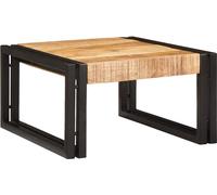 vidaXL Estante para ducha, color marrón, 40 x 50 x 23 cm, madera de mango maciza sin tratar