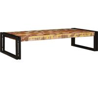 vidaXL Estante para ducha, multicolor, 100 x 50 x 23 cm, madera maciza reciclada